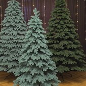 Новорічні сосни та ялинки, пвх та литі красуні Сертифікат якості
