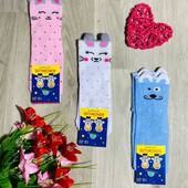 Носки детские кошки с ушками. размер 20-22 (32-34) ассорти. В лоте одни на выбор.