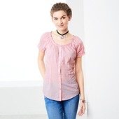 Блуза с коротким рукавом от tchibo(германия), размеры наши: 52-54 (44 евро)