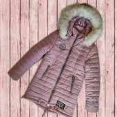 Зимняя куртка для девочки, см. замеры