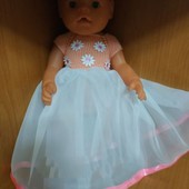 Платье на куклу Рост 43-45 см новое 1 шт на выбор