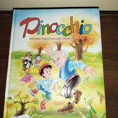 Ілюстрована казка Піноккіо на німецькій мові, для дітей та дорослих.