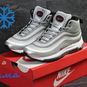 зимние кроссовки Nike air max 97, серые.41,42,