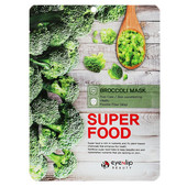 Тканевая питательная маска для лица с экстрактом брокколи Super Food Broccoli Mask корея 23 мл