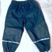 Теплые, на флисе, непромокаемые штаны Lupillu, на 2-4г./на 98-104см(см.замеры)
