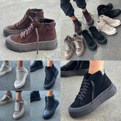 Швидке відправлення! Нат. шкіра/замша! Кросівки, кеди, хайтопи!