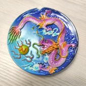 Сувенирная керамическая декоративная тарелка ( с дефектом)