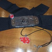 Подарочный набор Наруто (повязка, кольцо, кулон)