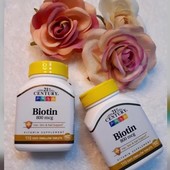 Комплекс витаминов для кожи, волос и ногтей 21st Century Биотин 800 мкг 110 таблеток, США