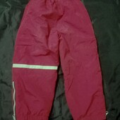Качественные непромокаемые штаны с утепление, на 3-4г./на 92-100см