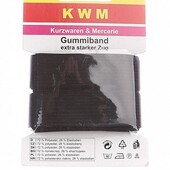 Гумка KWM 2 м х 20 мм. чорна резинка