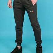 Чоловічі та підліткові спортивні штани на манжеті трикотаж двухнитка, Найк,Пума 46-54