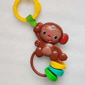 ® Bright Starts ➤ обезьянка игрушка подвеска погремушка грызунок прорезыватель оригинал