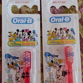 детская зубная щетка Oral-B Disney Babies, 0-2 года, лот 2 шт