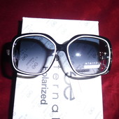 Солнцезащитные очки Eternal черные с белым. UV 400