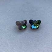 Набор кристаллы бусины бабочки