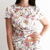 Новая стильная блузка из красивой ткани с принтом ТМ WeAnnabe, р. М, есть замеры