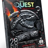 Карточная развивающая квест-игра "Best Quest: Динозавры" Dankotoys