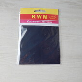 Термолатка для швидкого ремонту одягу 20 х 10 см KWM чорна