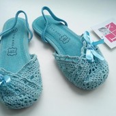 Нежнейшие ажурные босоножки для девочки, р.26