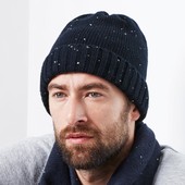 Тепла в'язана шапка зимова на флісі Tchibo (Німеччина) відмінна якість., розмір універсальний