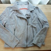 Косуха серая, пиджак, жакет, легкая куртка, ветровка на 48-50р.