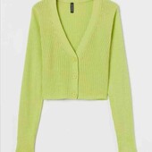 Кофта кардиган женская H&M Англия цвет лайм
размер М

