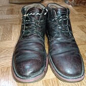 Зимнии ботинки с мехом кларкс 44размер