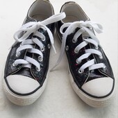 Крутые блестящие конверсы All star оригинал стелька 19 см. В идеале