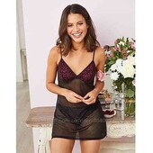 Роскошный пеньюар и трусики-стринги Esmara, 40/42