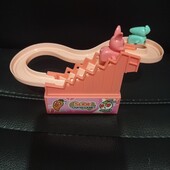 Игрушка трек игровой набор горка, зайка и морковка slide chase game