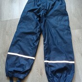 ☔Прорезинові штани на флісі, грязепруф"Lupilu"☔Розмір 122-128