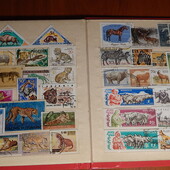№-41. Колекція поштових марок "Фауна". в альбомі. 150 шт.