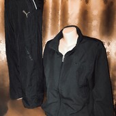 На підлітка/10- 13 років/ Спортивний костюм насиченого чорного кольору