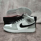 Кроссовки nike air jordan 1 smoke grey