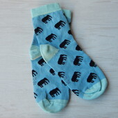 Якісні шкарпетки блакитні зі слониками tchibo 27-30р