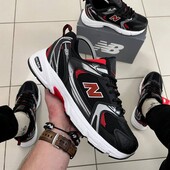Фірмові чоловічі кросівки текстиль шкіра пінка New Balance 530 Кроссовки мужские Нью Беленс 40-44р