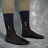 Термошкарпетки вологостійкі військові/лижні Thermal Mest чоловічі чорні без змійки