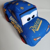 М'яка машинка блискавка маквін із мф тачки, довжина 17см 0507