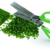 Кухонные ножницы для зелени с 5- ю лезвиями