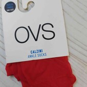 Капронові червоні шкарпетки OVS, 1 пара