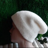 Новая белая шапка альпака