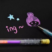 Ручки-сюрприз гелевые меняющие цвет с ароматом фруктов 0,9мм. Лот 2шт..