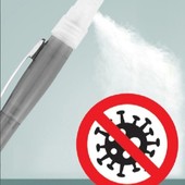Ручка с ёмкостью+распылитель.1шт./можно заливать антисептик или любимые духи