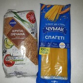Гречка 1 кг+спагетти 0.700