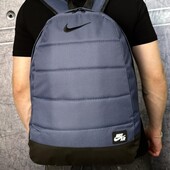 Рюкзак матрас синій чорне лого Nike