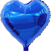 Фольговане серце (45 см, одна кулька на вибір)