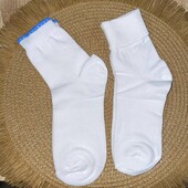 Набір білих бавовняних шкарпеток для дівчинки и2 пари 31/36 розмір george