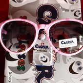 Солнцезащитные очки Casper для девочек. розовые с цветочками