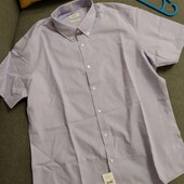 Чоловіча сорочка Next slim, розмір 2XL (комірець 46 см)